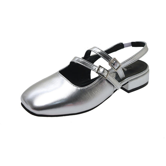 RETRO-FUTURISTIC SILVER MARY JANE
