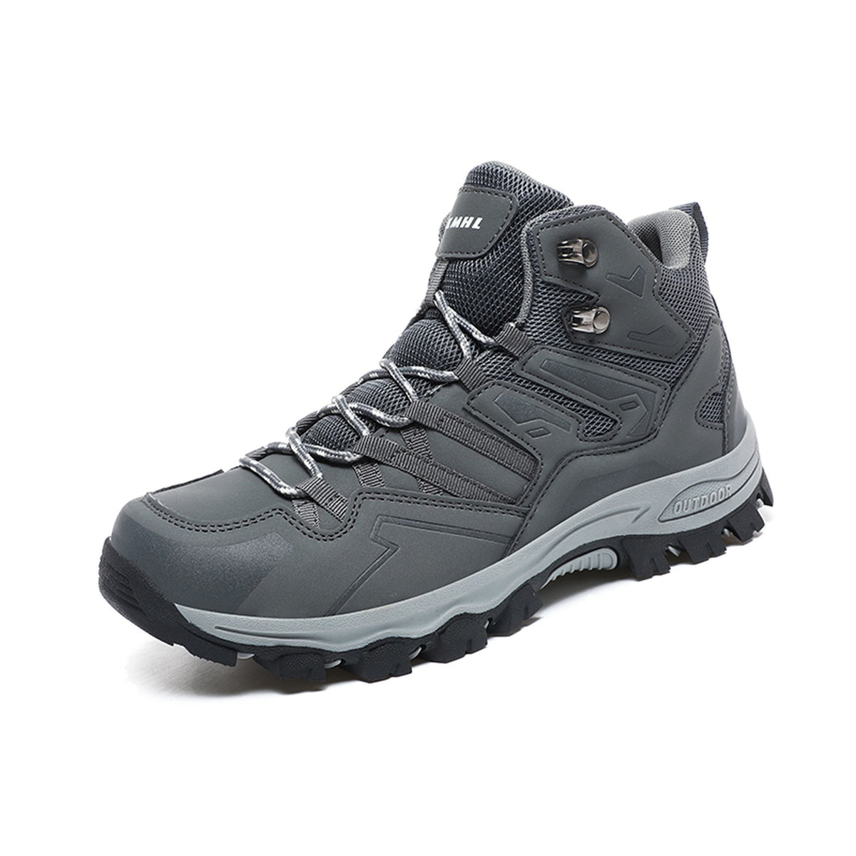 MID CUT LACE UP HIKING BOOTS