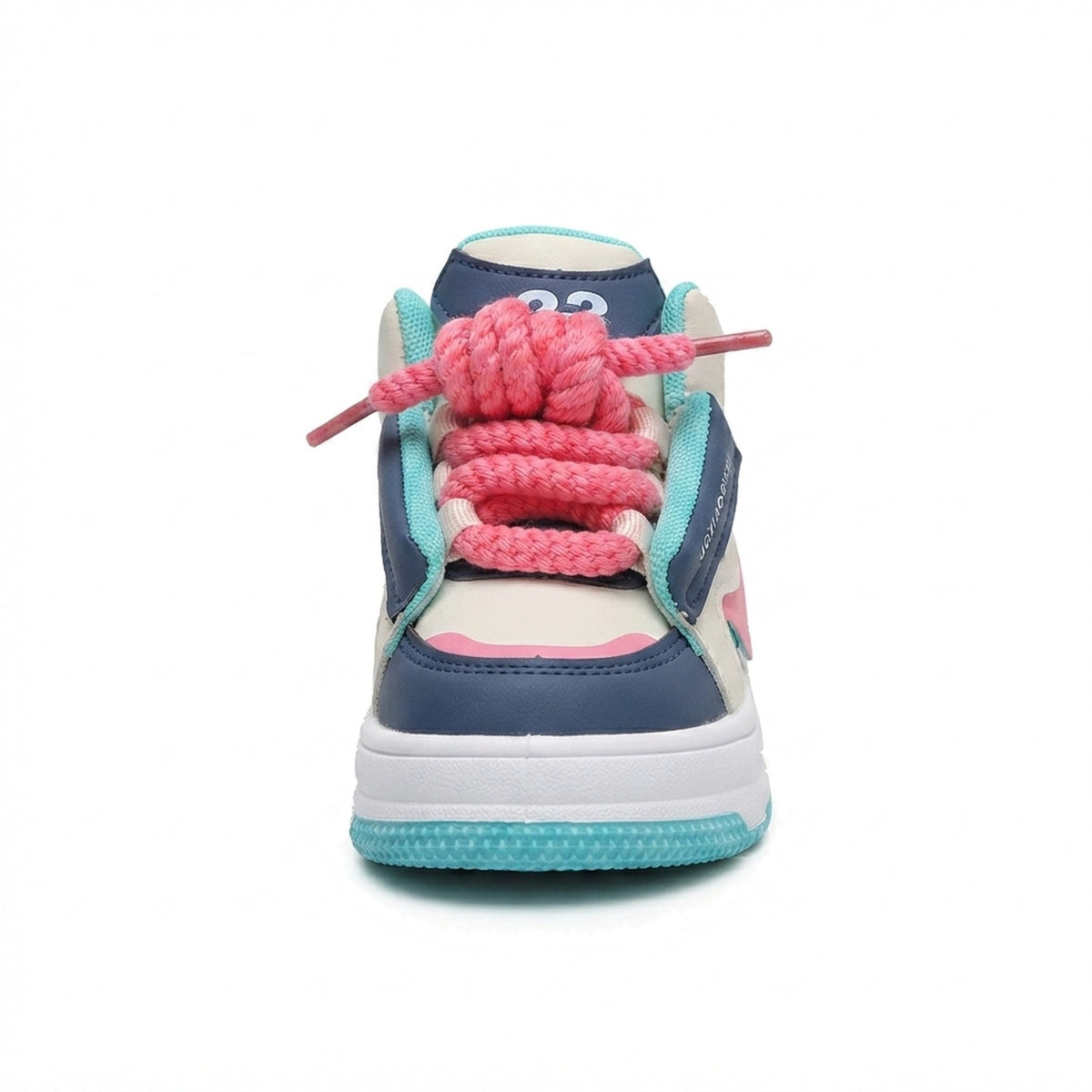 KIDS' ROPE LACE HIGH TOP SNEAKERS