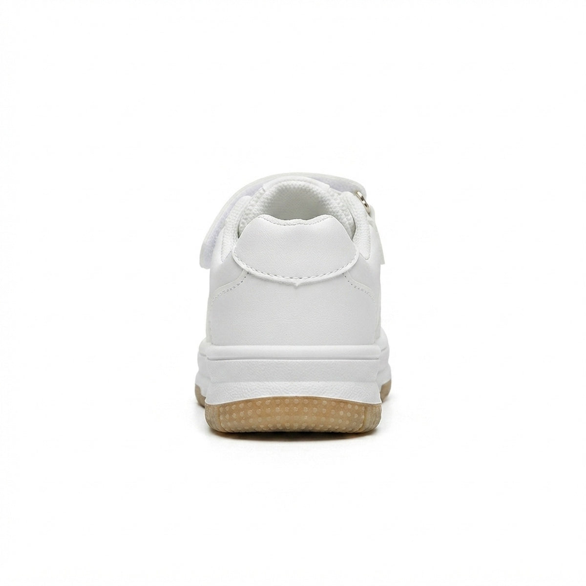 KIDS' WHITE VELCRO COURT SNEAKERS
