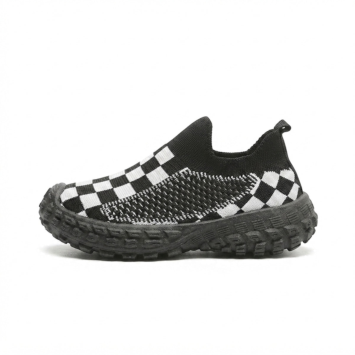 KIDS' CHECKERBOARD SLIP-ON SNEAKERS