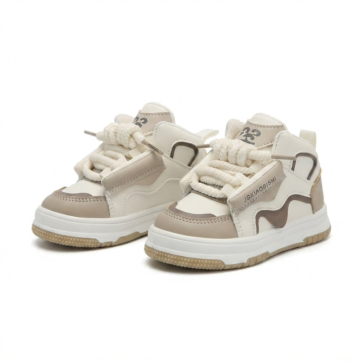 KIDS' ROPE LACE HIGH TOP SNEAKERS