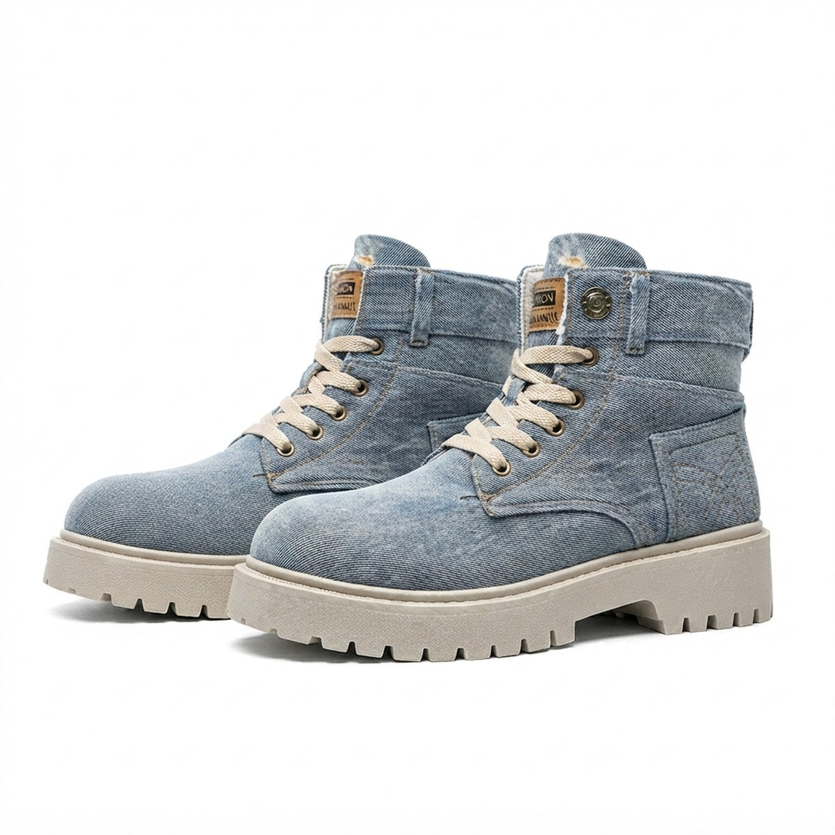 MEN'S DENIM LOOK WORK BOOTS