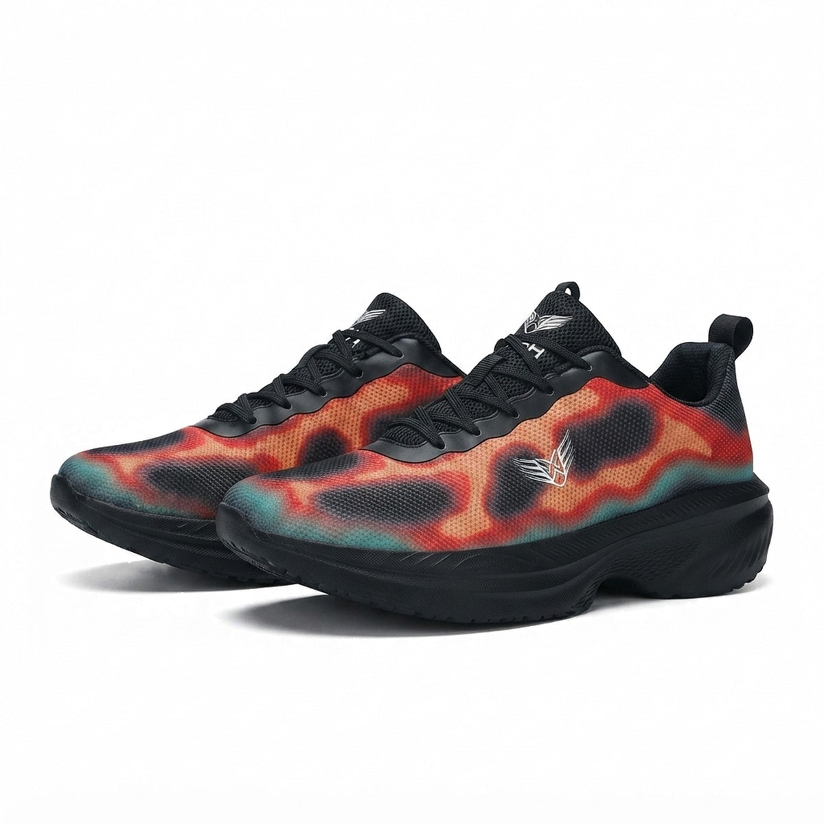 MEN'S ABSTRACT PRINT TRAIL SNEAKERS