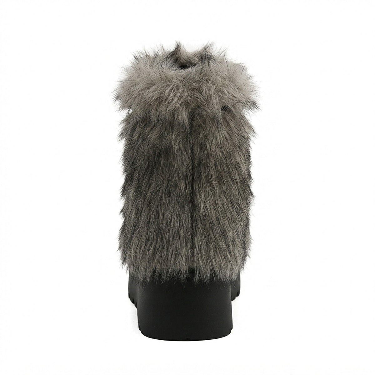 FAUX FUR PLATFORM SNOW BOOTS
