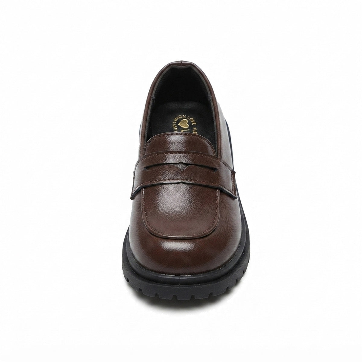 KIDS' LUG SOLE SCHOOL LOAFERS