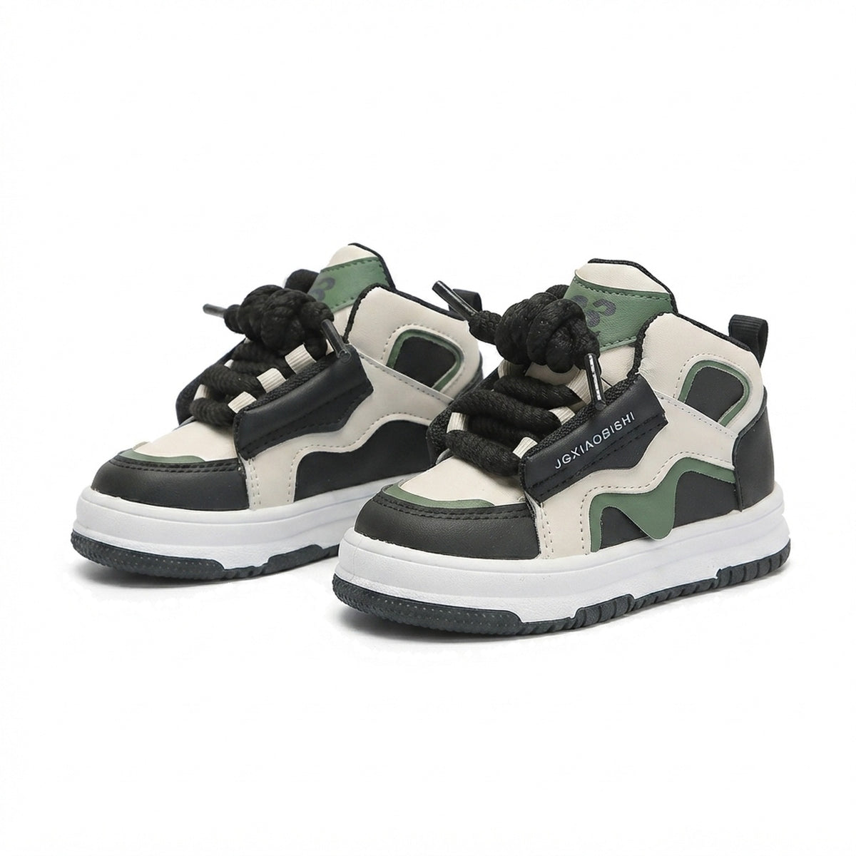 KIDS' ROPE LACE HIGH TOP SNEAKERS