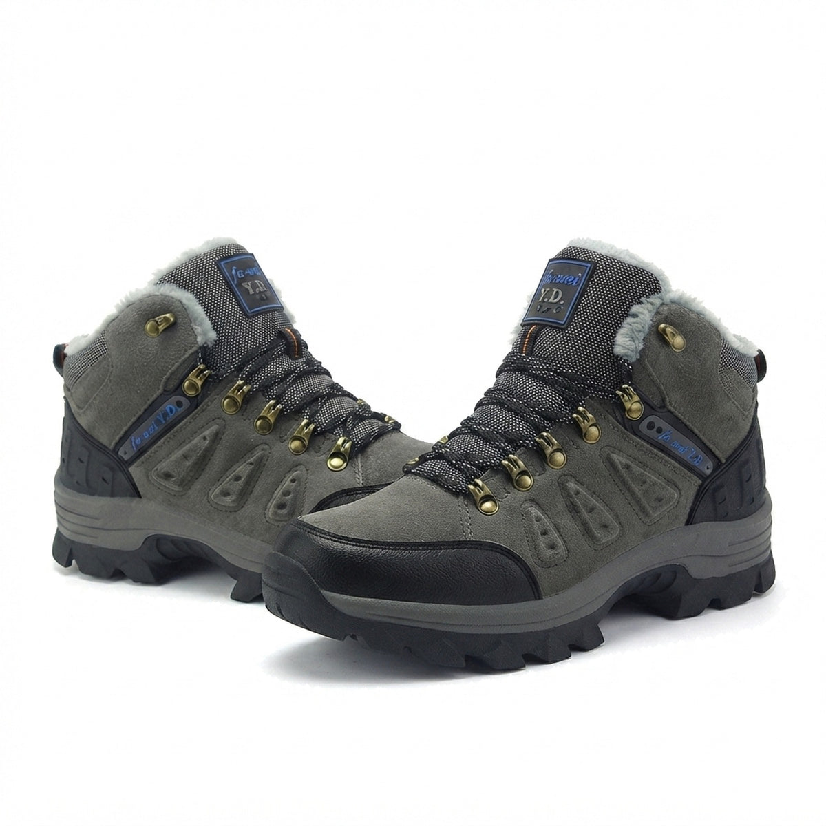 FLEECE LINED MID CUT HIKING BOOTS