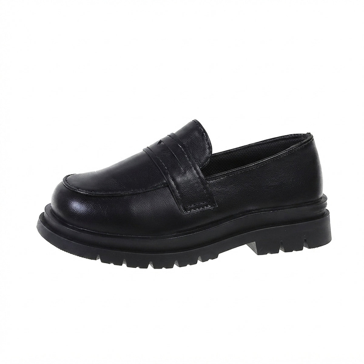 KIDS' LUG SOLE SCHOOL LOAFERS