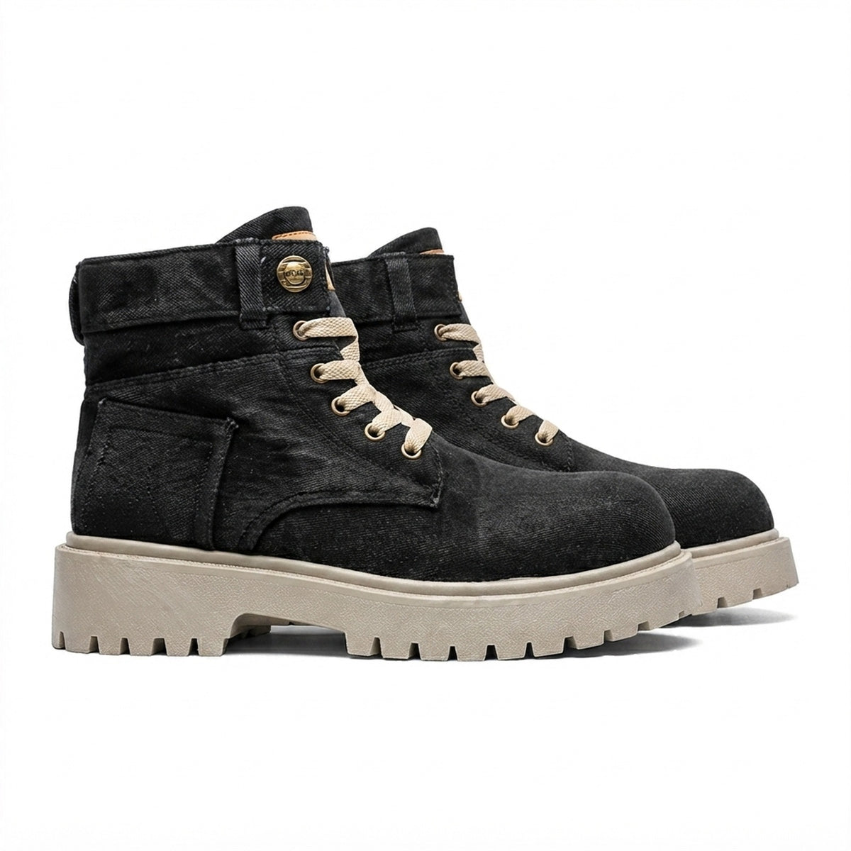 MEN'S DENIM LOOK WORK BOOTS