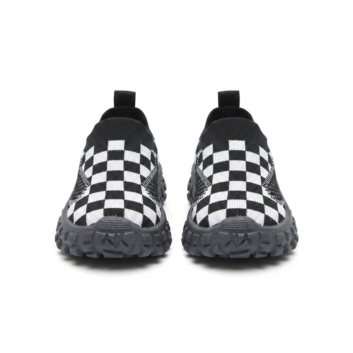 KIDS' CHECKERBOARD SLIP-ON SNEAKERS