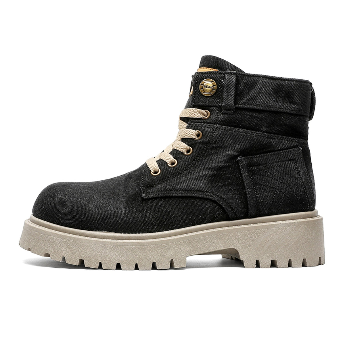 MEN'S DENIM LOOK WORK BOOTS