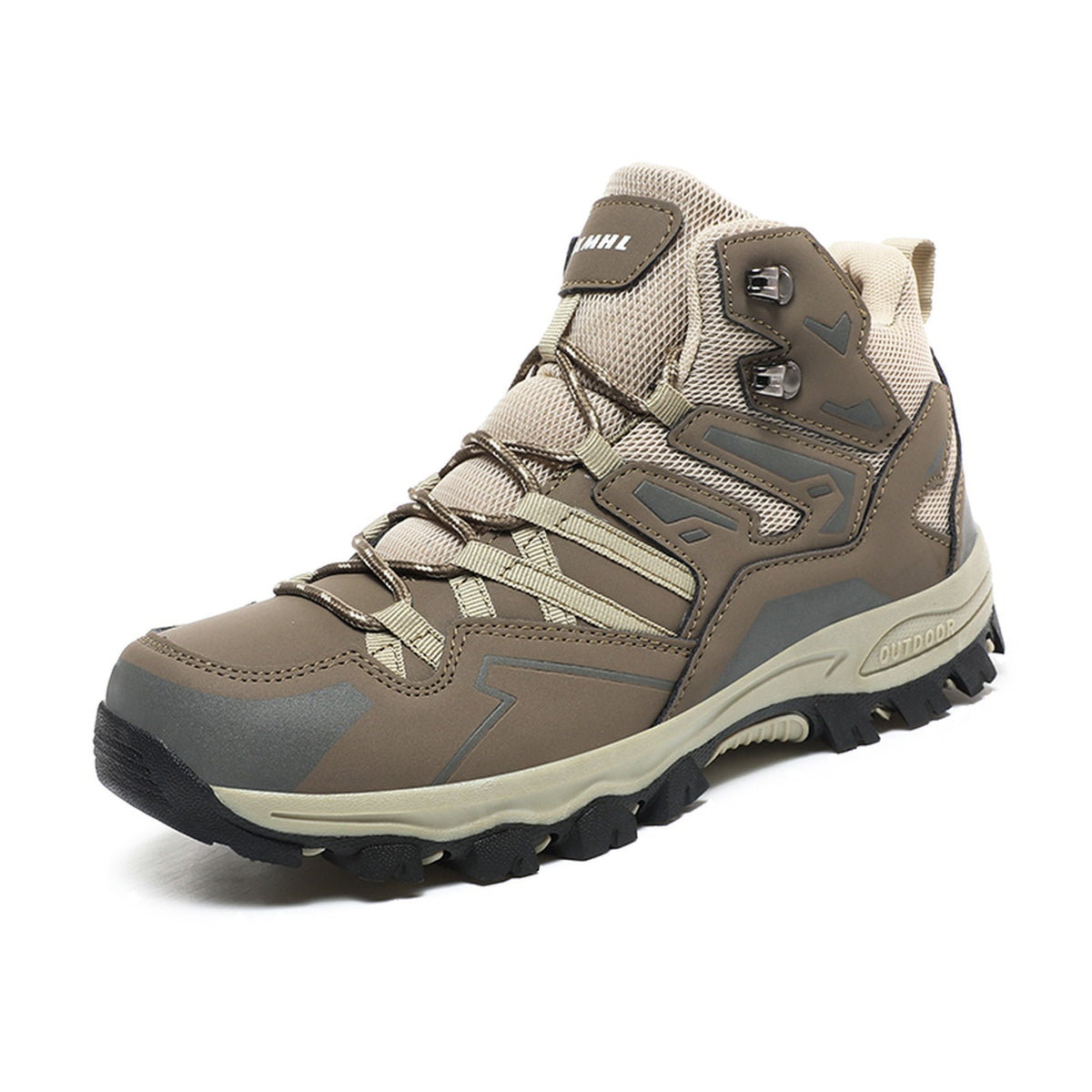 MID CUT LACE UP HIKING BOOTS