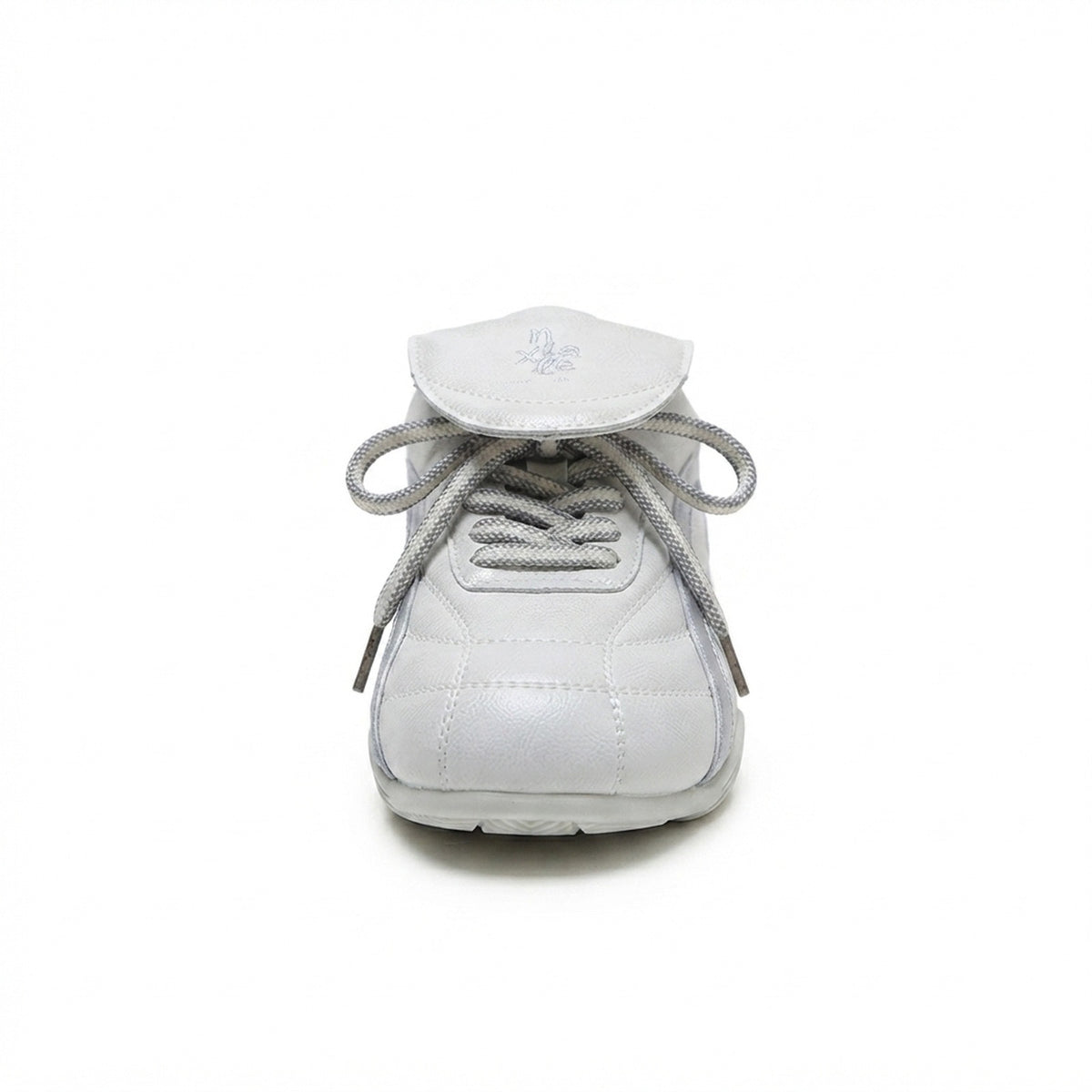 METALLIC FOLD OVER TONGUE SNEAKERS