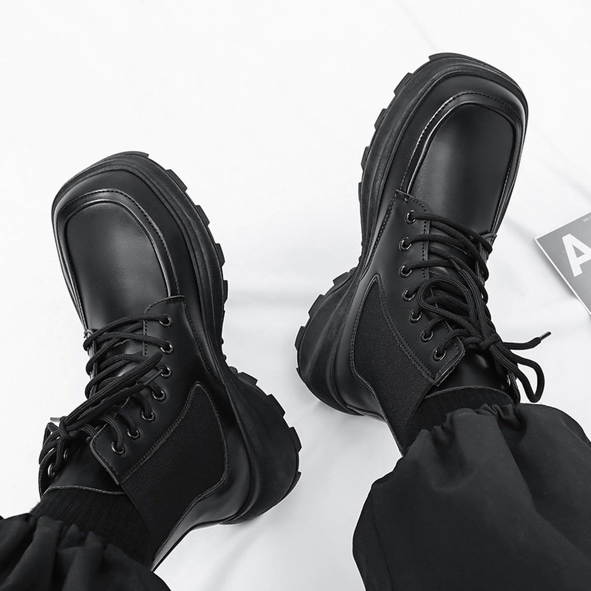 MEN'S CHUNKY LUG COMBAT BOOTS