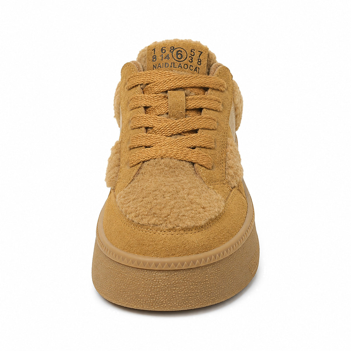 TEDDY FLEECE CHUNKY PLATFORM SNEAKERS