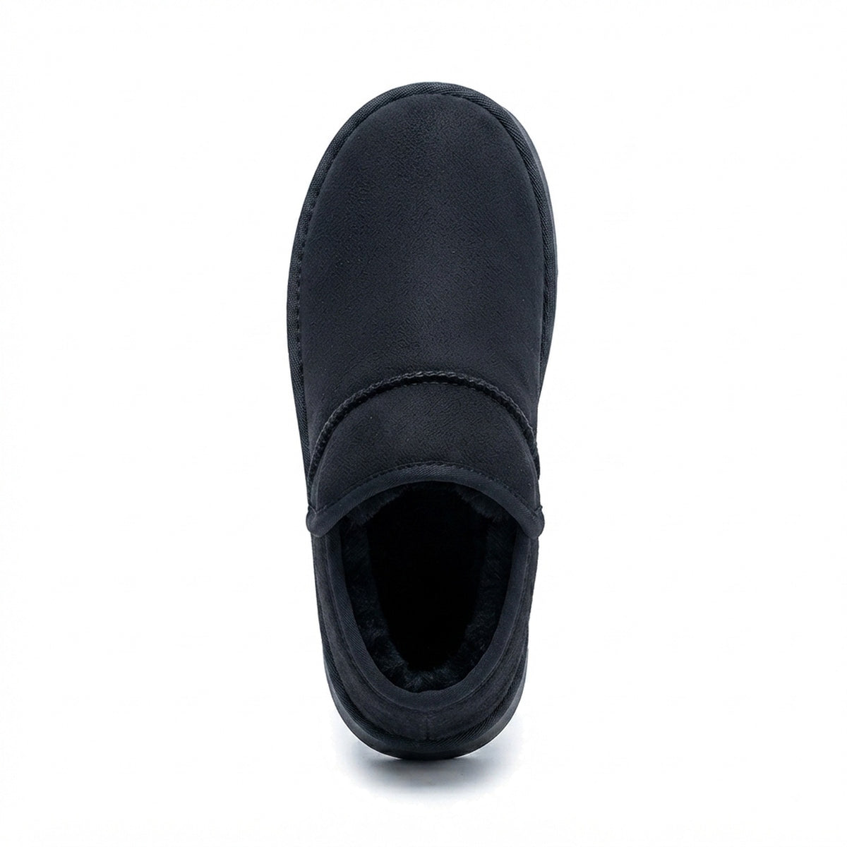 PLATFORM FAUX SUEDE ANKLE BOOTS