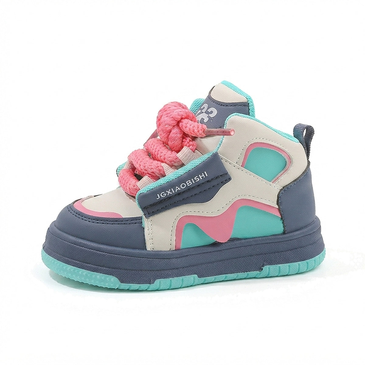 KIDS' ROPE LACE HIGH TOP SNEAKERS