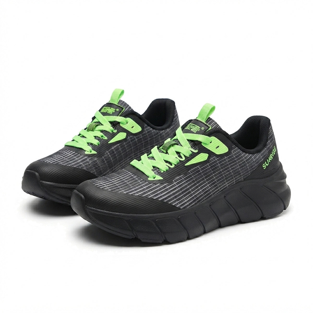 MARBLED SOLE TRAIL SNEAKERS