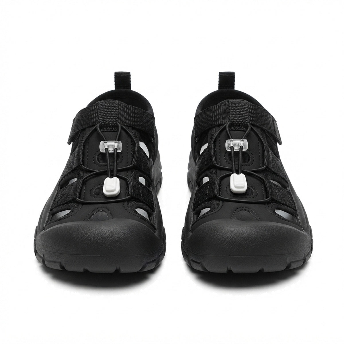 CAGED CLOSED TOE SPORT SANDALS