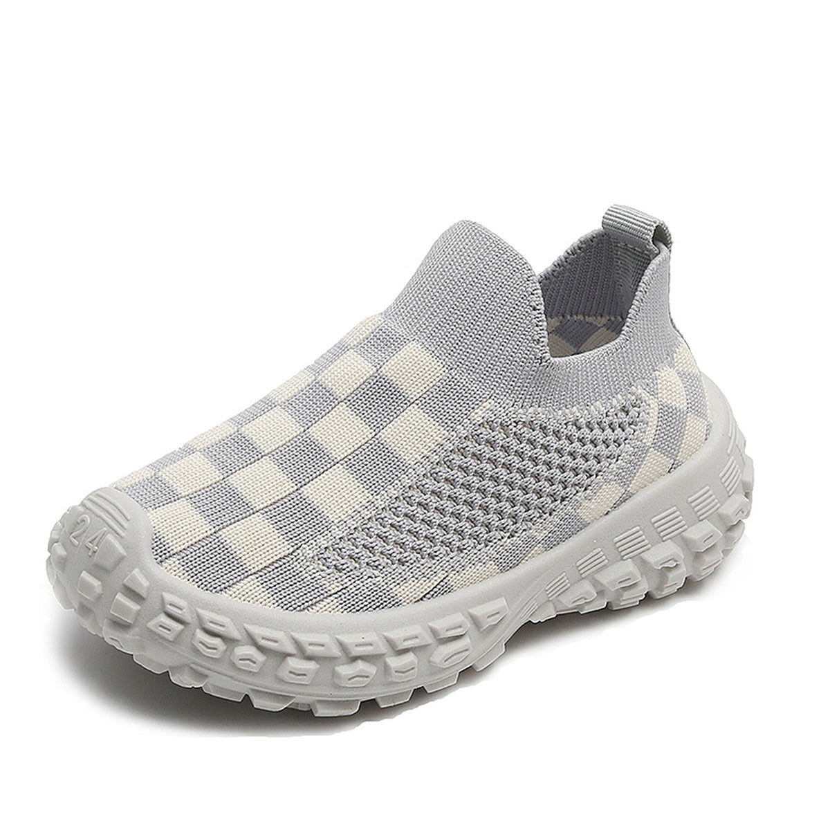 KIDS' CHECKERBOARD SLIP-ON SNEAKERS