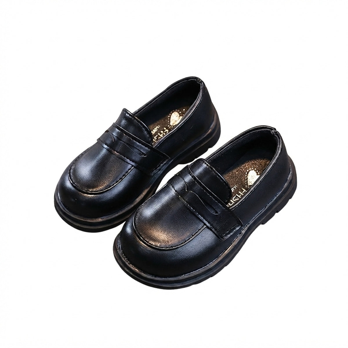 KIDS' LUG SOLE SCHOOL LOAFERS
