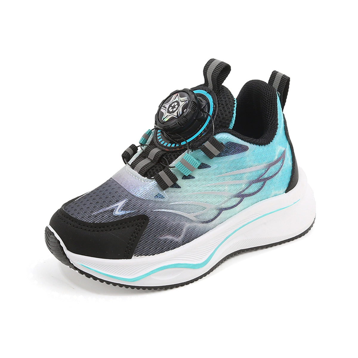 KIDS' GRADIENT PRINT RUNNING SNEAKERS