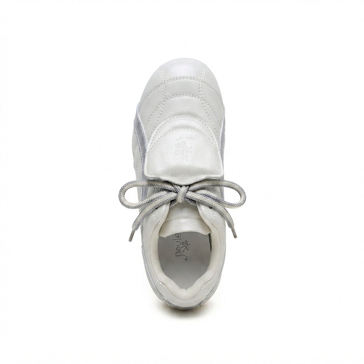 METALLIC FOLD OVER TONGUE SNEAKERS