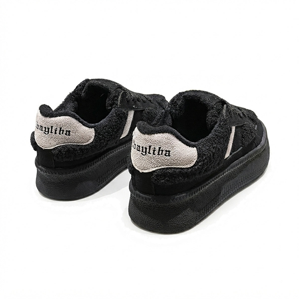 TEDDY FLEECE CHUNKY PLATFORM SNEAKERS