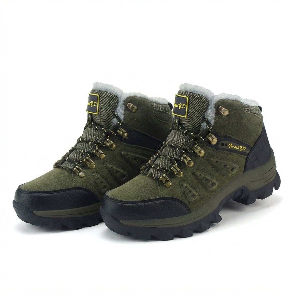 FLEECE LINED MID CUT HIKING BOOTS