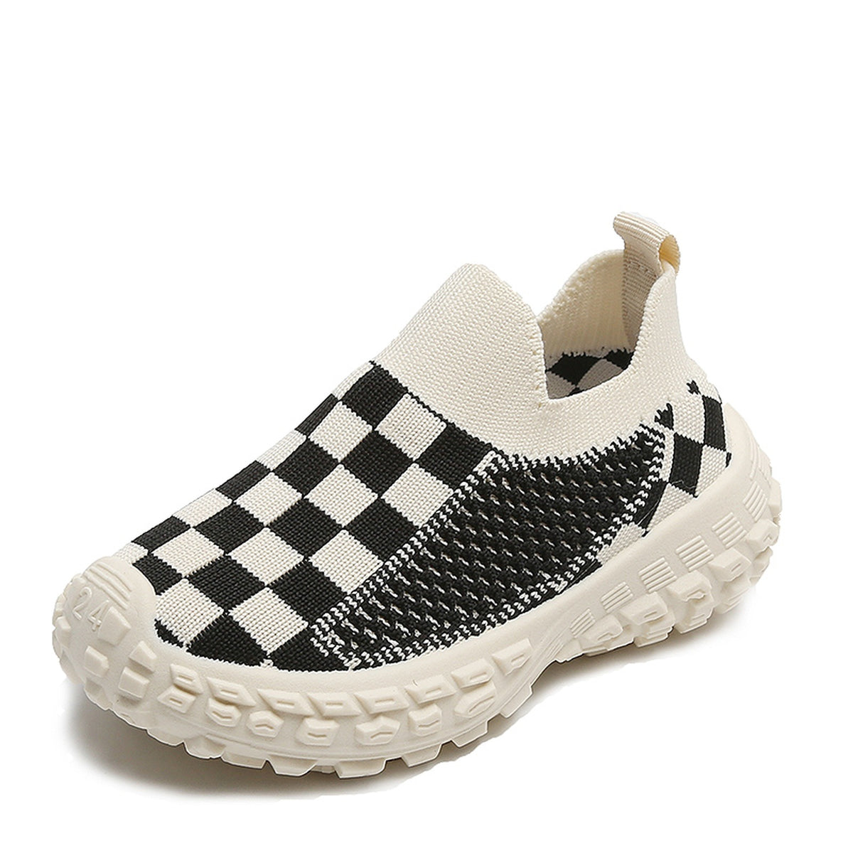 KIDS' CHECKERBOARD SLIP-ON SNEAKERS