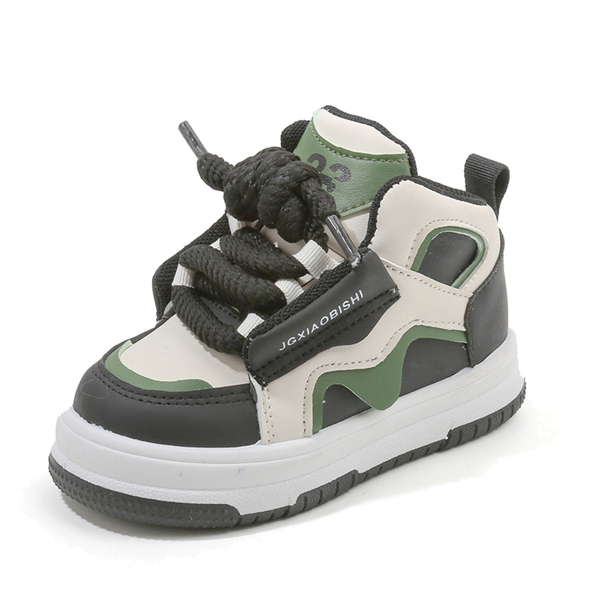KIDS' ROPE LACE HIGH TOP SNEAKERS