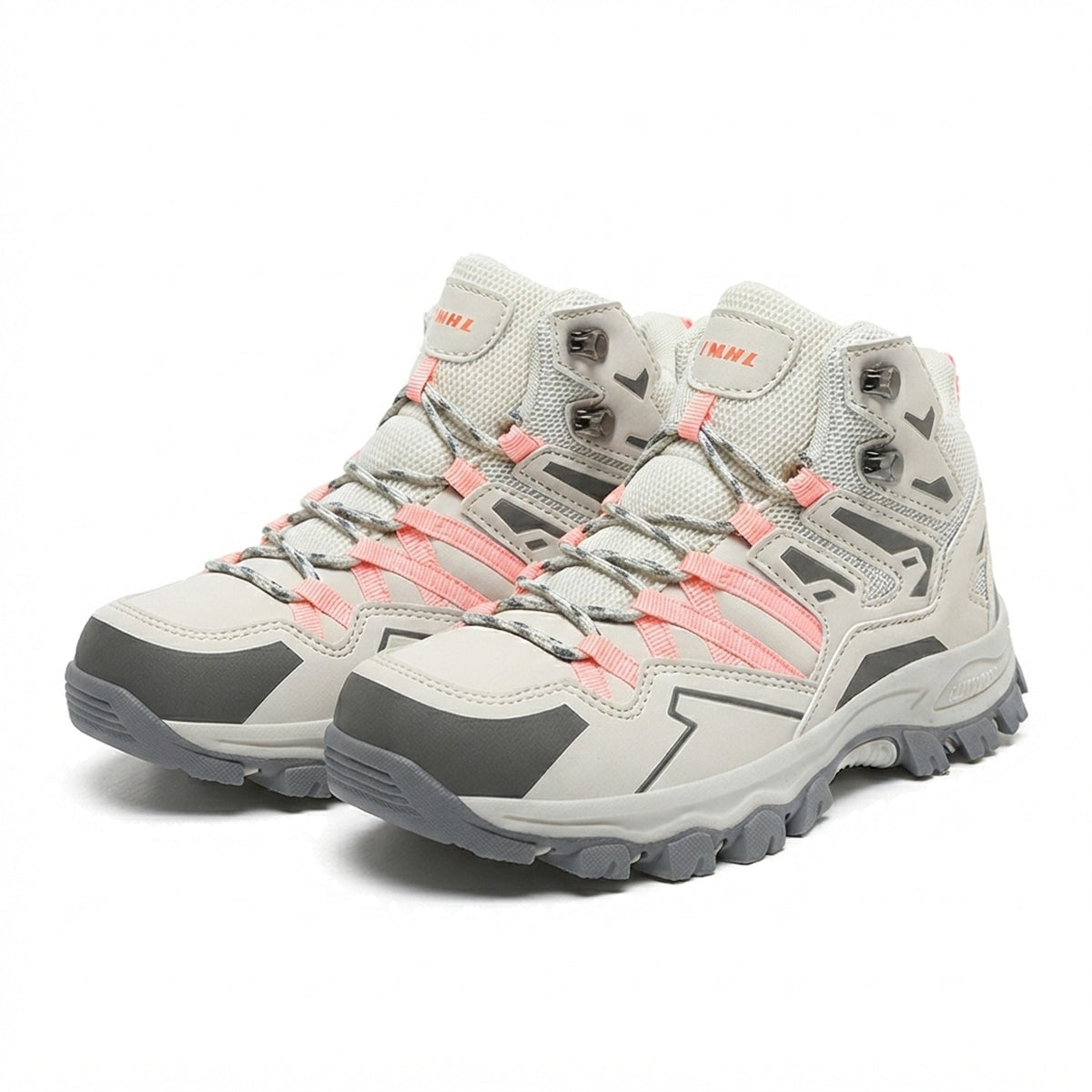 MID CUT LACE UP HIKING BOOTS