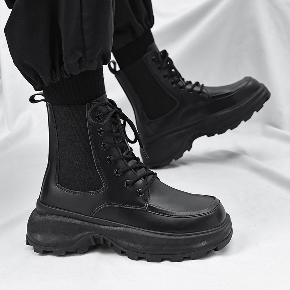 MEN'S CHUNKY LUG COMBAT BOOTS