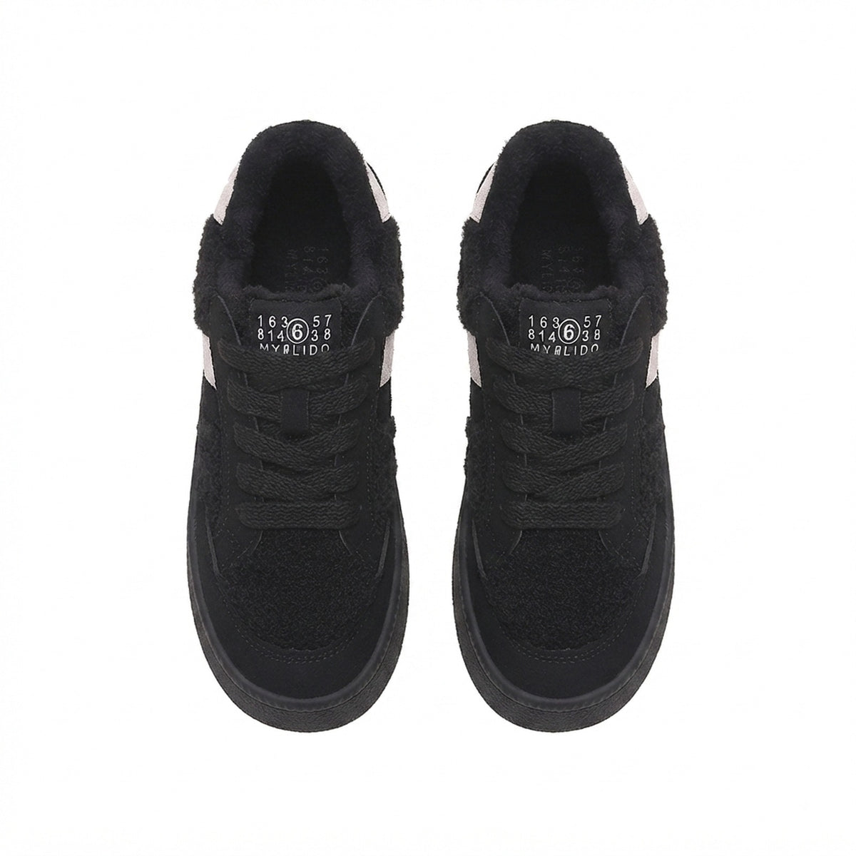 TEDDY FLEECE CHUNKY PLATFORM SNEAKERS