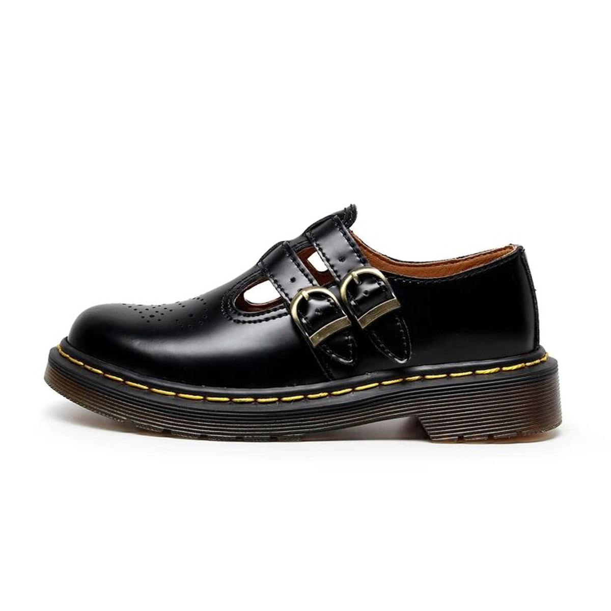 TWIN BUCKLE MARY JANE FLATS