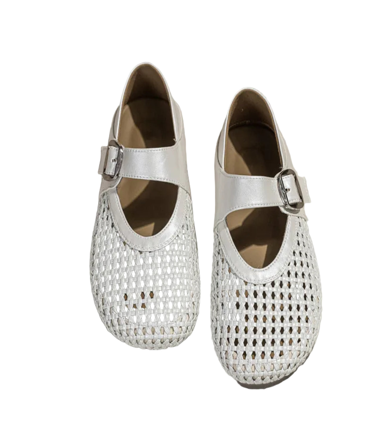 RETRO WOVEN MARY JANES