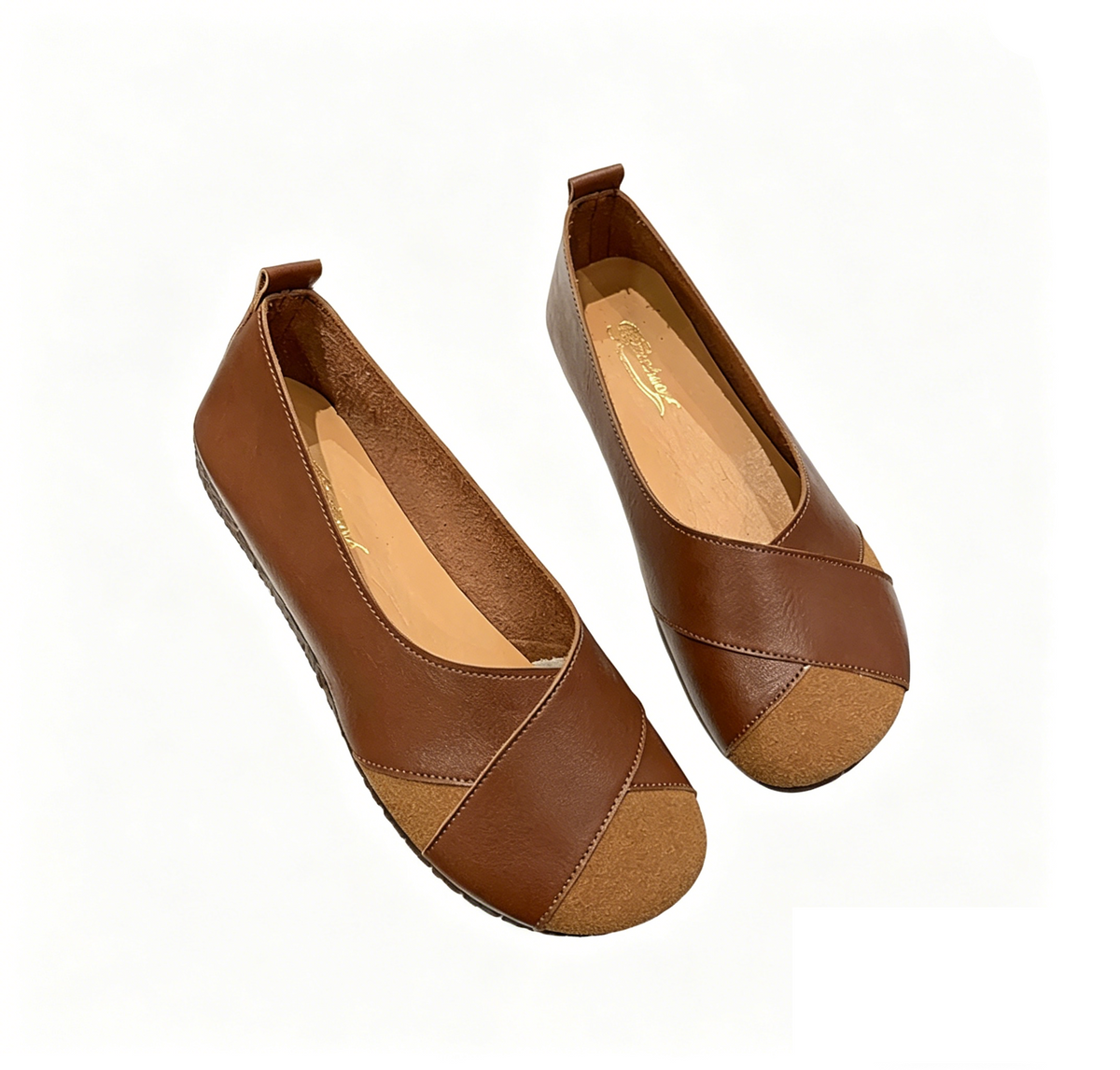 Women's Retro Soft Vegan Leather Flats