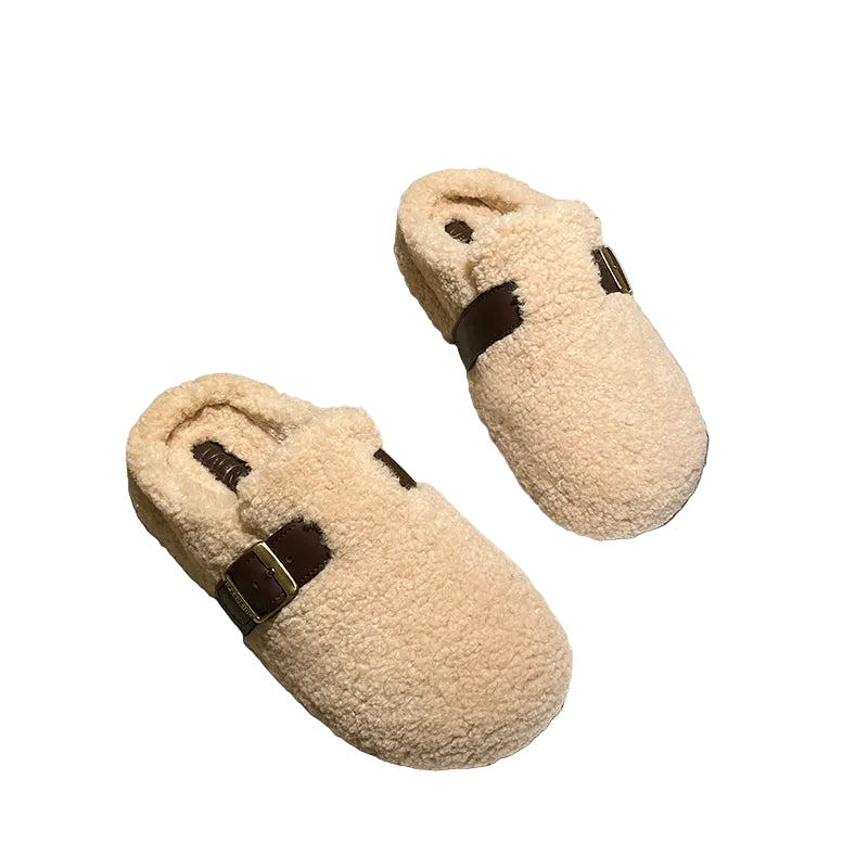 Women's Sherpa Buckle Clog Mules