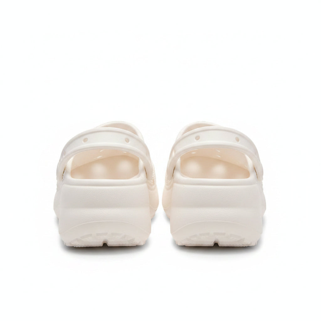 PLATFORM CLOGS WITH HEEL STRAP