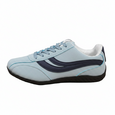 Women's Pale Blue Retro Runner Sneakers