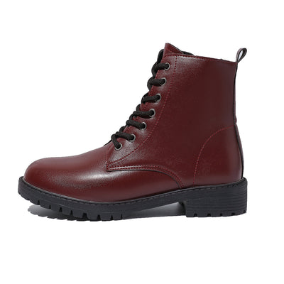 Women's Round Toe Combat Boots
