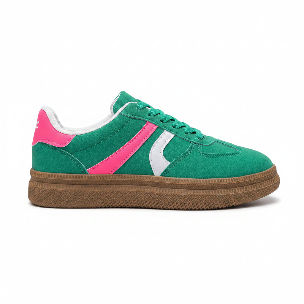 Women's Retro Gum Sole Low Profile Sneakers