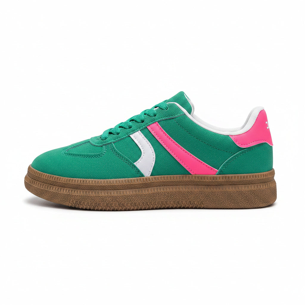 Women's Retro Gum Sole Low Profile Sneakers