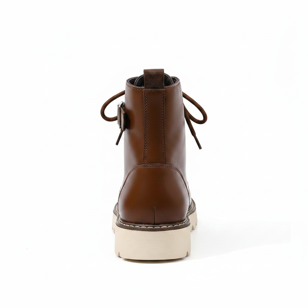 BUCKLE COMBAT BOOTS