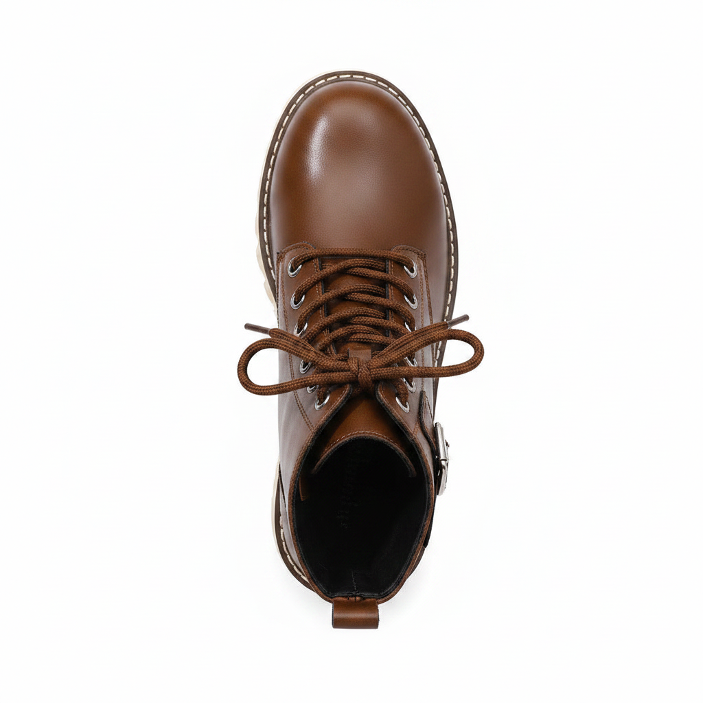 BUCKLE COMBAT BOOTS