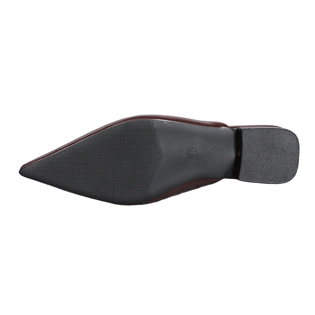 POINTED TOE MULES