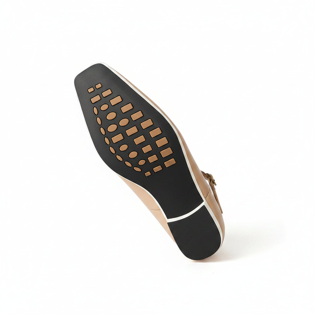 PATENT VEGAN LEATHER MARY JANE HEELS
