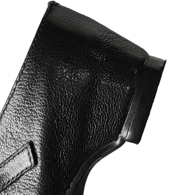 CRYSTAL SHEEPSKIN MARY JANE PUMPS
