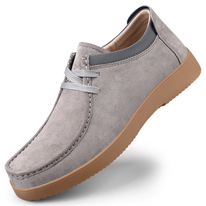 SUEDE LEATHER MOCCASIN LOAFERS